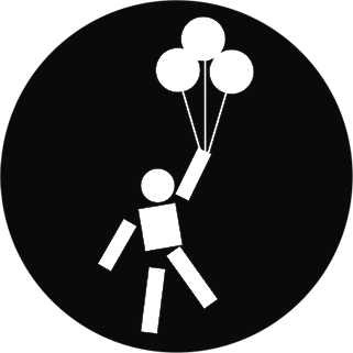 uptown balloons logo black